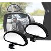 Guangyu Specchietto cieco Auto Angolo ciec Universale 2PCS,Specchio Retrovisore Grandangolo Regolabile Specchietti per Auto Moto (type1)