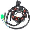 Trkimal Statore di accensione Magneto 5 fili DC 8 Pole Coil per GY6 49cc 50cc 80cc 100cc 125cc 150cc 180cc motore, Scooter Moped ATV Dune Buggy Go Kart