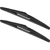 A ABSOPRO Lama Tergicristallo Posteriore Per Kia Sportage 2pz Nero | 12, Nero, Plastica E Gomma, Per Hyundai Ix35 10-15, Per Hyundai I30 07-11