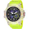 findtime Orologio militare, da uomo, digitale e analogico, impermeabile, sportivo, a LED, digitale, calendario, cronometro con cinturino tattico, orologio da uomo, Verde fluorescente, cinghia