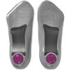 Airplus Soletta Ortopedica 3/4 per Donne - Supporto Totale dell'Arco, Coppa Profonda per Il Tallone & Cuscinetto in Gel - Aiuta con Fascite Plantare, Dolore al Tallone, Grigio/Rosa, Taglia UK 3-9