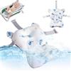 WELLXUNK Cuscino Bagnetto Neonato Universale, Tappetino da Bagno per Neonati, Rete Bagnetto Sedile Bagnetti, Bagnetto Supporto Sedile Regolabile, Tappetino per il bagnetto Neonato, per Bambino 0-3 anni (B)