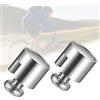 Yuqilin 2 Pezzi Magnete Contachilometri Bici, Magnete per Raggi per E-Bike, Sensore Magnetico per Misurazione Velocità, Tachimetro ad Alta Sensibilità, Accessorio per Bici Elettriche