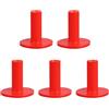 PATIKIL Tee da Golf in Gomma da 1,38 Pollici, 5 Pezzi Alto Pratica Allenamento Campo di Guida Tee Stabile Portapalline per Interno Esterno Tappeto da Colpire Cortile, Blu