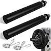 Topfinder Supporto per Dischi per Power Rack, Supporti per Piastre Pesi Attacco Power Cage Stoccaggio Pesi (25 mm, 2 pezzi)