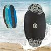 JUCKER HAWAII Skimboard HPL AKA Black Pro - Skimboard professionale con rivestimento HPL double face e strato antiscivolo EVA, skateboard high-end, ultra veloce, durevole e portata fino a 115 kg