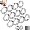 Generic Fidget Ring, fidget toy per adulti, anello pieghevole per dita, 4 anelli di innesco per dita, giocattoli per adulti, riduzione dello stress, oggetti per alleviare l'ansia, giocattoli per esterni
