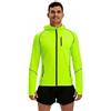 Time To Run Giacca Termica Da Uomo Da Corsa Con Zip e Cappuccio Thermo Running S Verde Lima