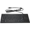 ciciglow Tastiera Cablata, Mouse Touchpad Integrato, Tastiera Tattile Compatta Ultra Mini, Tastiera USB con Funzione HUB, Plug And Play per Uso Industriale, Servizi di Ristorazione,