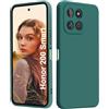 ISOI - Cover per Honor 200 Smart, Custodia Morbida in Silicone Liquido, Protezione Completa Antiurto Ultra Sottile per il Corpo - Verde Notte