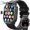 ODOROABA Smartwatch 4G 2025 1,95" Chiamate, 2GB+16GB, Fotocamera 2MP, Android 8.1, GPS, Cardiofrequenzimetro, SOS, Videochiamate, WiFi, Slot SIM, App, Risposta SMS - Orologio Intelligente per Bambini