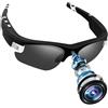 SecuraLen Action Cam, 1080P HD Occhiali con Telecamera, One-Touch & Polarized Lens Occhiali Telecamera con 160 Minuti di Autonomia Supporta la Registrazione Video e lo Scatto di Foto