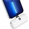 iWALK Caricatore Portatile 4800mAh[2024 Upgrade], Power Bank Ricarica Rapida con Display LED Compatibile con iPhone 14/14 Pro Max/13/12/11/SE/XR/8/7/6s, Bianca