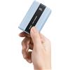 VRURC Power Bank 20000mAh, USB C mini PowerBank Piccolo 22,5 W Ricarica rapida con 4 uscite 3 ingressi Caricatore portatile Travel Essentials Display LED compatibile con iPhone Android (Blu)