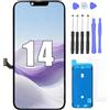 FTDLCD® Display per iPhone 14 6.1 Schermo di Ricambio FHD Touch Screen 3D Touch Digitizer Assembly e Kit di Riparazione