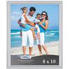 Icona Bay Cornice Portafoto Icon Bay 20x25 cm Argento, Modanatura Splendidamente Dettagliata, Cornice Portafoto Moderna, Montatura a parete o Tavolo superiore, Collezione Inspirations
