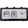 HiCOZZIE Sveglia Meccanica novità Flip Clock Orologio Digitale da Tavolo con Calendario Orologio Decorazioni per la Casa Decorazioni retrò,Nero
