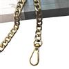 Duories Catena tascabile in metallo, larghezza 9,5 mm, per borse, borse a tracolla, colore bronzo, 40 cm