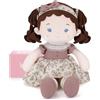 LeyaDoll - Bambola di pezza morbida per neonati (40,6 cm), mia prima bambola di straccio per bambina di 1 anno, regalo di compleanno, regalo di Natale in peluche per bambini piccoli, neonati - Miss