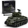 Nifeliz Sherman M4A3E8 Kit di Costruzione Carro Armato, militare modello da collezione per adulti, regalo per gli appassionati di militari Uomo e Donna (860 pezzi, NF10313)