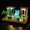 GEAMENT Set di Luci LED Compatibile Con LEGO Il giardino della fontana (Fountain Garden) Icons 10359 (Modello di mattoncini non incluso)