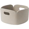 Muuto - Cestino Restore - Beige - Feltro riciclato - Designer Mika Tolvanen