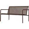 Ferm Living - Panca con schienale Dapple - Marrone - Acciaio zincato verniciato a polvere - Designer Says Who