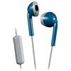 JVC AURICULARES+MICRO HA-F19M-AH (IN-EAR, YES, BLUE COLOR