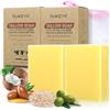 OUKEYA Sapone di Sego Biologico, Nutriente Sapone al Sego di Manzo, Sapone Naturale al Sego Idratante, Tallow Soap Bar per Pelle Sensibile, Viso & Corpo, 2 x 115g