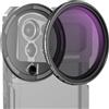 NEEWER Set Filtri Magnetici Variabili ND2-32 67mm(1-5Stop) per Lenti Telefono, con Anello Adattatore di Attacco M per Gabbia Telefono con Backplane M Mount Compatibile con Samsung Galaxy S23 S22 Ultra