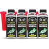 ENJOY TECH System Cleaner Benzina 4x300 ml | Additivo per Motori Benzina | Pulisce Iniettori, Riduce Consumi e Fumosità e Migliora Avviamento e Prestazioni | Made in Italy