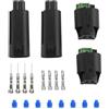 Be In Your Mind 2 Set Di Connettori Per Sensori Di Temperatura Cablaggio A 2 Pin Terminale Presa 61138365340 968405-1 9-967644-1 Compatibile Con BMW E36-E46 E39