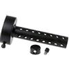 TOTMOX Silenziatore Di Scarico Moto 60MM Nero, 1PC Silenziatore Di Scarico Moto Universale Silenziatore Deflettore DB Killer Silenziatore Corto