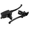 Duokon Pompa Freno Anteriore Moto, Pompa Freno Superiore Destra per Moto, con Interruttore Freno, 1 Set 1Cilindro Principale Freno in Lega di Alluminio 25 mm per Shadow 400 600 Magna 250 Steed 400