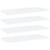 vidaXL Ripiani per Libreria 4pz Bianchi 80x20x1,5 cm Legno Multistrato