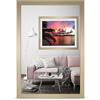 rahmengalerie24 Cornice portafoto DIN A1, colore oro, 59,4 x 84 cm, in legno acrilico, senza passepartout, per foto o immagini, in MDF, senza immagine Alice