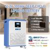 NONE Batteria al litio LiFePO4 da 300AH 200AH 100AH Batteria al litio 15KWH 6000+ cicli Supporto BMS Bluetooth in serie/Paral EU STOCK
