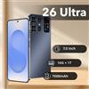 H&U&W Nuovo 26 Ultra Smartphone 5G 7.0 pollici 16GB + 1024GB Dual SIM Phone Android13 48MP + 72MP 7000mAh Global Edition Gaming Phone NFC - Blu