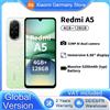Xiaomi Versione globale Xiaomi redmi A5 6.88 "4GB 128GB 32MP AI doppia fotocamera120hz Display Seite Finger abdruck 5200mah Schnel Smartphone - Black