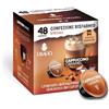 UBAGO cafeteros Ubago Caffè in capsule Cappuccino al caramello, Toffee Edition, Capsule compatibili Dolce Gusto, Offerta da 48 unità