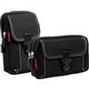 YUNYU Set 2 Pezzi Tascabili Tattici Molle con Custodia per Cellulare, Zaino Lombare in Tessuto Oxford Resistente per Escursionismo, Campeggio e Ciclismo