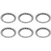 QUARKZMAN Cuscinetto a Sfere per Pedivella della Bicicletta 3/16Pollice (4mm) x 20 Sfere, 6pz Cuscinetti a Sfere di Ricambio per Cuscinetto del Movimento Centrale Ruota del Telaio