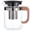 Quid Tubin Teiera Vetro Filtro Inox 0,8L