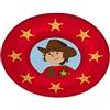 LE NAPPAGE ARTS DE LA TABLE Le Nappage - Piatti di Carta Cowboy - Piatti Decorati Compleanno - Set di 10 Piatti Monouso Diametro 23 cm
