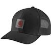 Carhartt Rugged Flex Twill Mesh Logo Patch cap Cappellino da Baseball, Nero, Taglia Unica Uomo