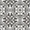 Casa Moro Piastrelle in ceramica mediterranea, orientali, Flavie Blanc, 20 x 20 cm, 1 mq, in gres porcellanato effetto cemento, resistenti al gelo, per cucina, corridoio, bagno, FL7003