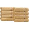 Superior - Set di Asciugamani, in Cotone Egiziano, 8 Pezzi Moderno Gold
