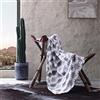 Wrangler - Coperta in pile ultra felpato, ideale per divano o letto (Canyon Ikat grigio, copriletto)