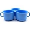 Kimmel Set di 3 tazze da 150 ml, in plastica, per esterni, campeggio, picnic e giardino