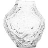 BY ON ByON Vaso Corallo - Trasparente - Vetro soffiato a bocca - 20,5 cm - Vaso di design realizzato a mano con struttura organica corallina - Ispirato ecologico - Impermeabile e lavabile in lavastoviglie